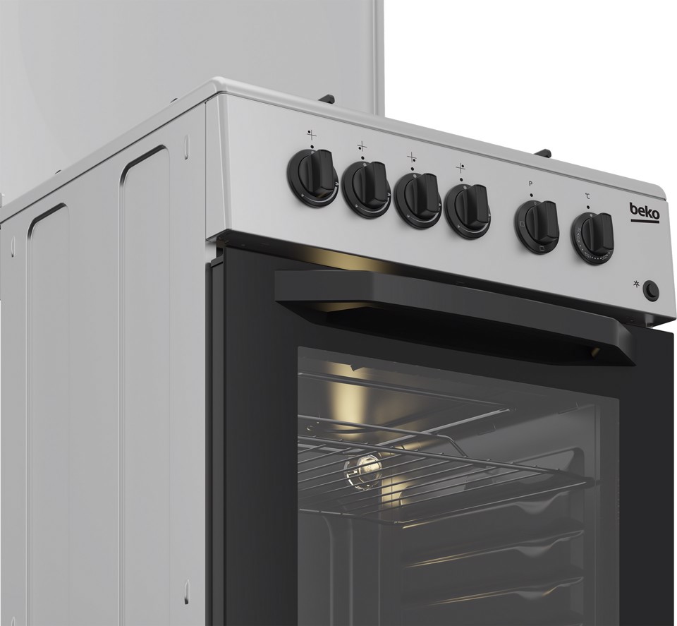 Beko CSS 42014 FS: Cucina Elettrica Statica, 50x50 cm