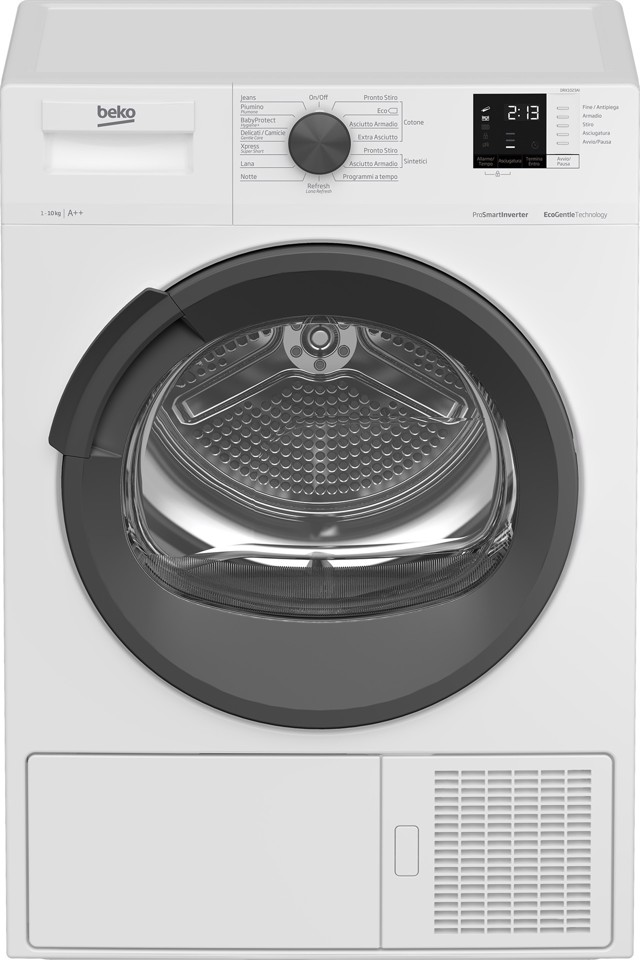 Beko DRX1023AI: Asciugatrice 10kg, Classe E, Inverter