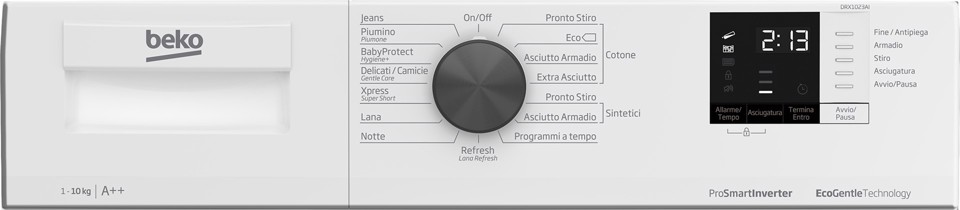 Beko DRX1023AI: Asciugatrice 10kg, Classe E, Inverter