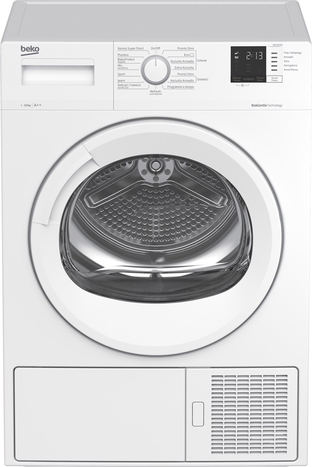 Beko DRX1023W: Asciugatrice 10kg, Classe E