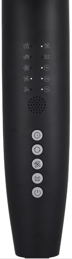 Beko EFS6700B ventilatore Nero, Grigio scuro
