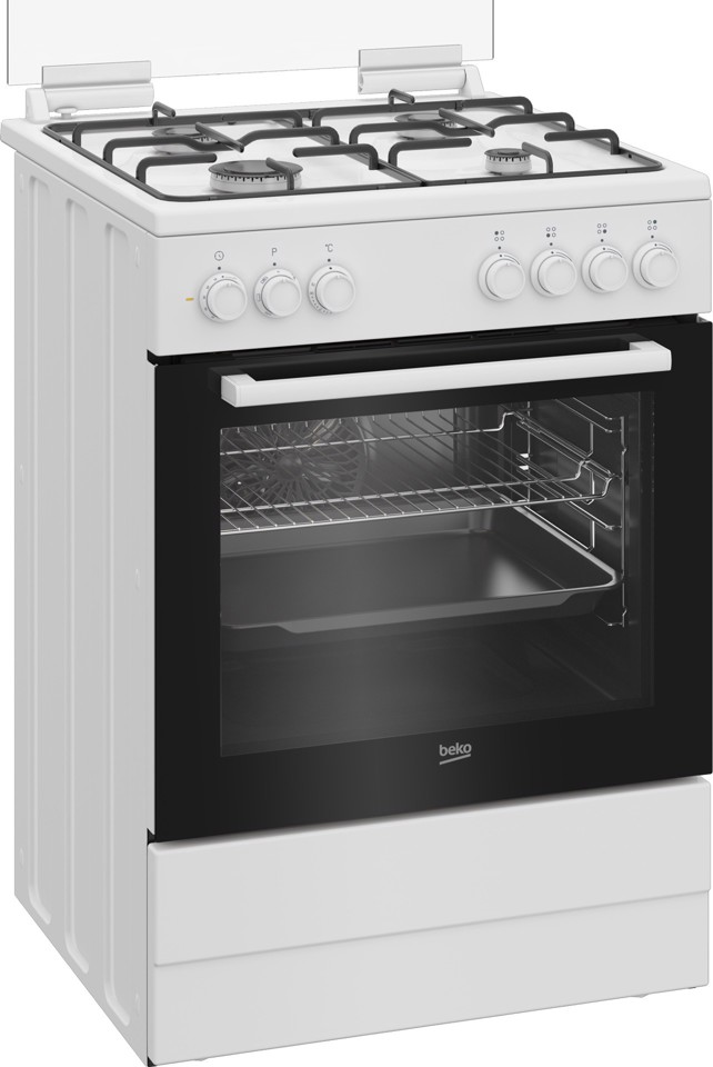 Beko FBE62011WC cucina A Elettrico Gas Bianco
