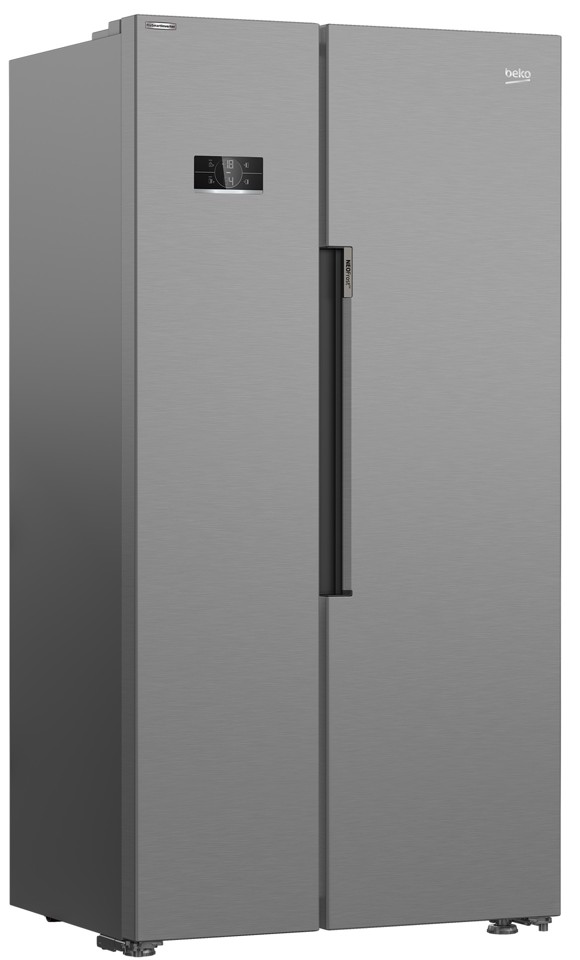 Beko GN1603140XBN frigorifero side-by-side Libera installazione 580 L E Acciaio inossidabile