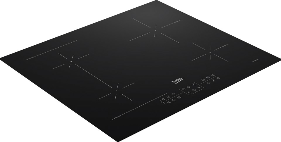 Beko HII64200SFMT: Piano a Induzione, 4 Zone con 1 Sezione IndyFlex, 60 cm