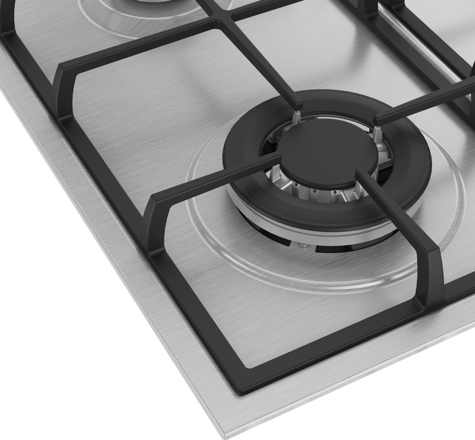 Beko HIYG 64225 SXO piano cottura Acciaio inossidabile Da incasso 60 cm Gas 4 Fornello(i)