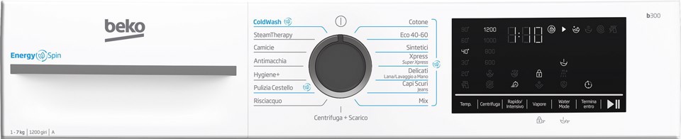 Beko Lavatrice SLIM BMWSU4721A 7KG Vapore Igienizzante Classe A