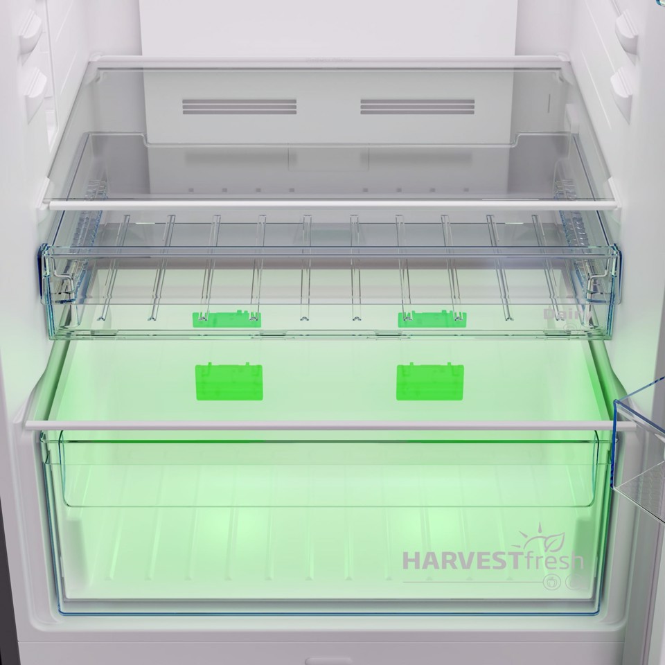 Beko RDNE455E40DSN: Frigorifero Doppia Porta, Total No Frost, 70 cm