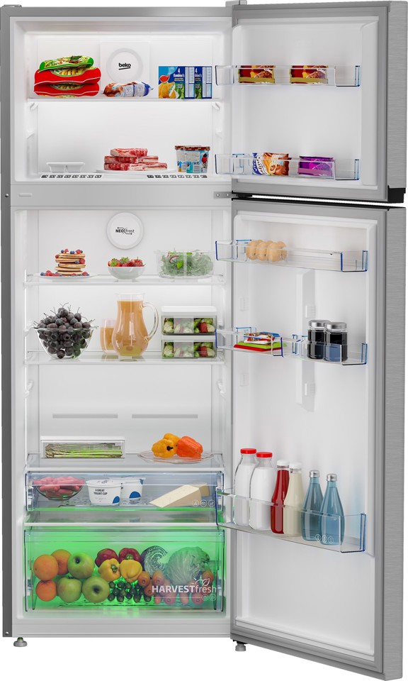 Beko RDNG455E40XBN Libera installazione 406 L Acciaio inox