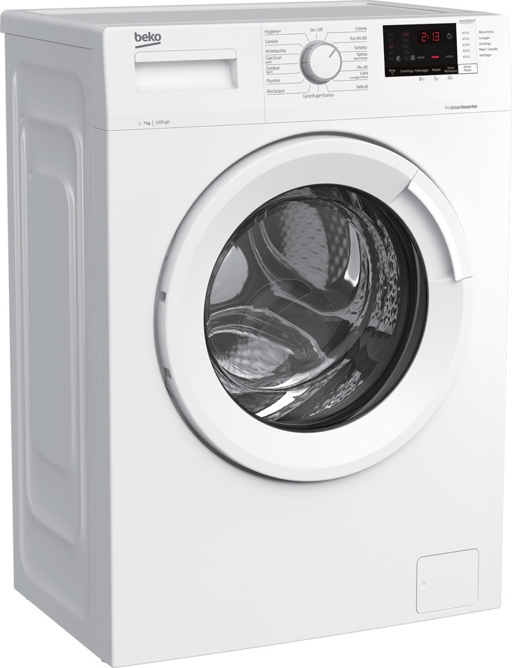 Beko WUX71032WI-IT lavatrice Caricamento frontale 7 kg 1000 Giri/min Bianco