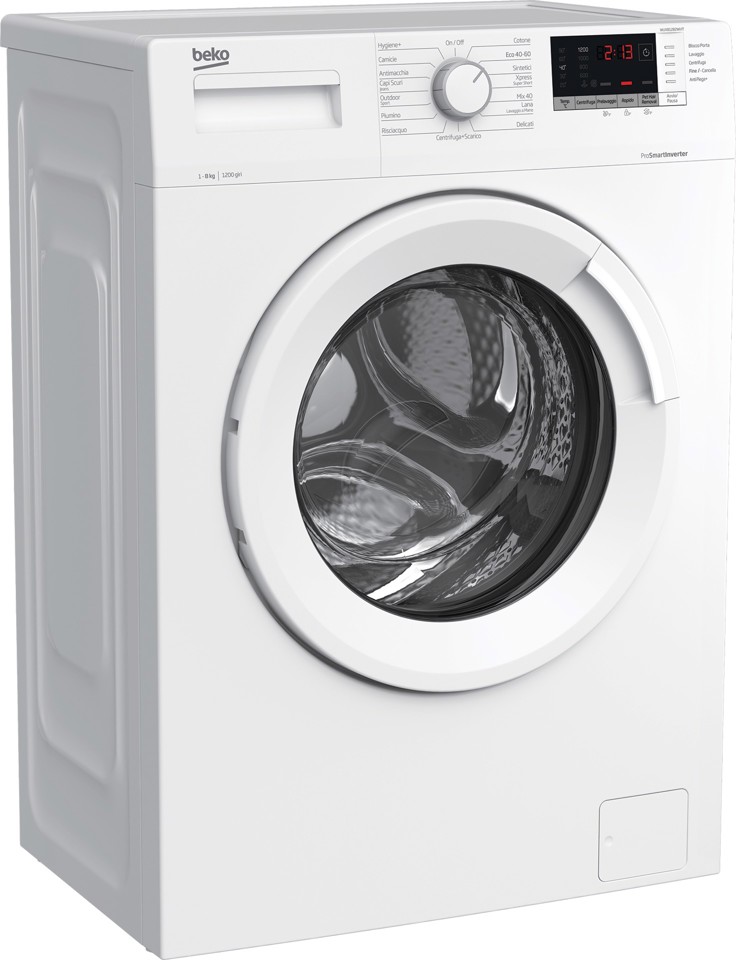 Beko WUX81282WI/IT lavatrice Caricamento frontale 8 kg 1200 Giri/min A Bianco