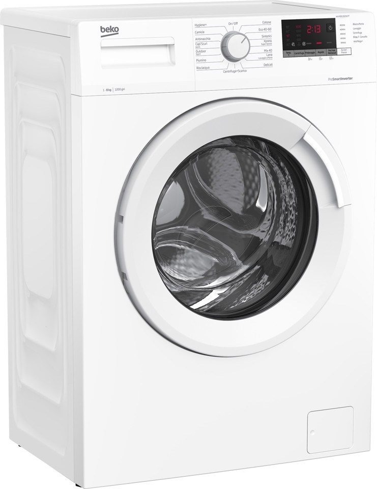Beko WUXR81282WI/IT lavatrice Caricamento frontale 8 kg 1200 Giri/min Bianco