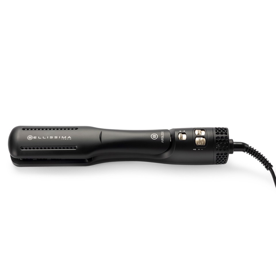 Bellissima Airsleek Spazzola lisciante Caldo Nero, Oro 640 W 2 m
