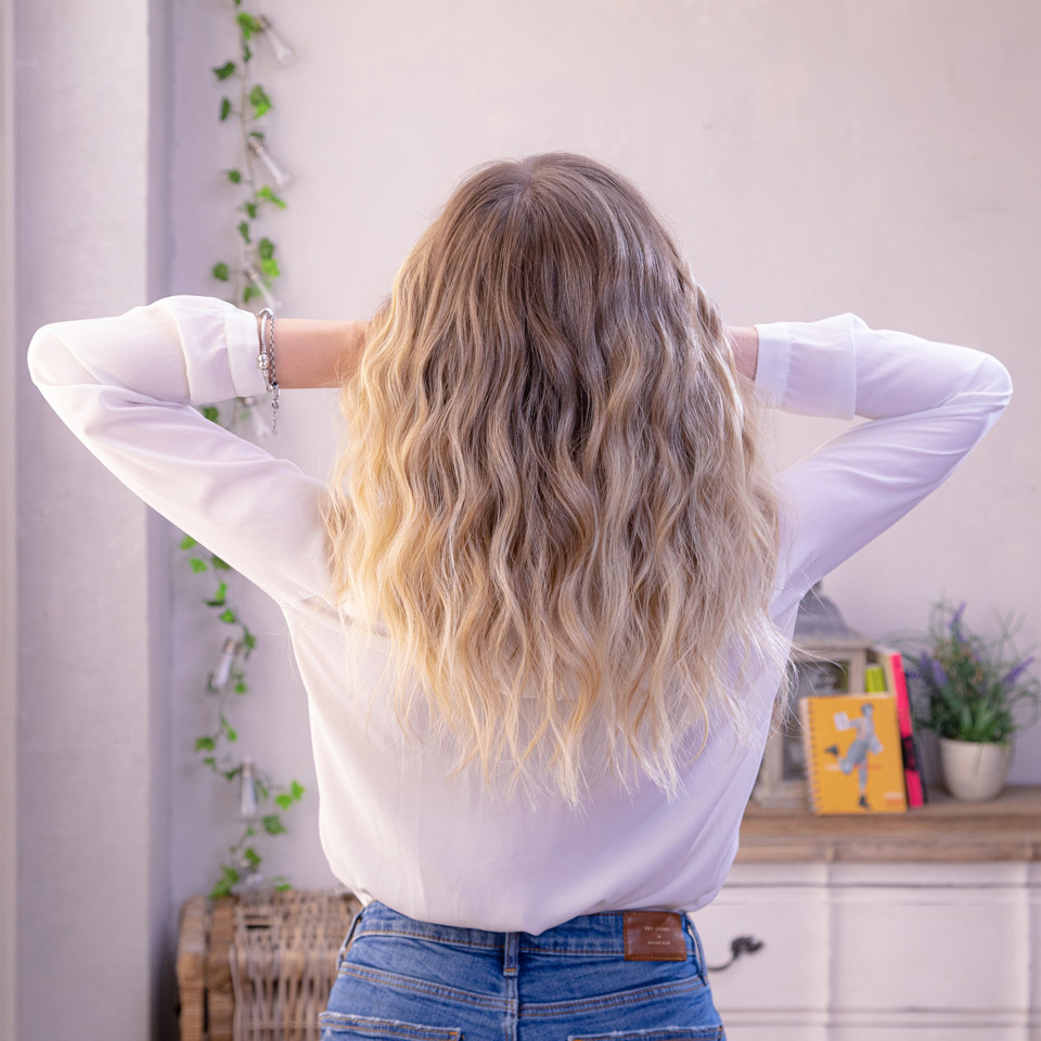 Bellissima My Pro Miracle Wave GH19 1100 Spazzola ad aria calda Caldo Nero, Rosa 1100 W 1,8 m