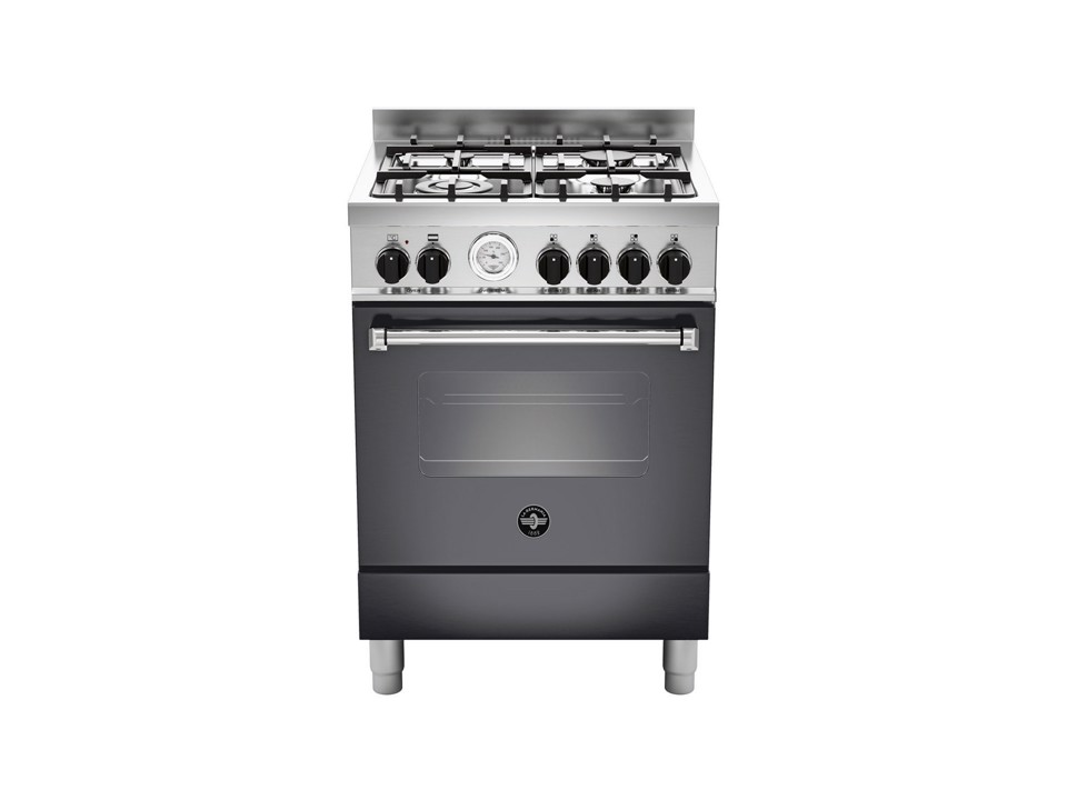 Bertazzoni La Germania Americana AMN664ENET cucina Elettrico Gas Nero