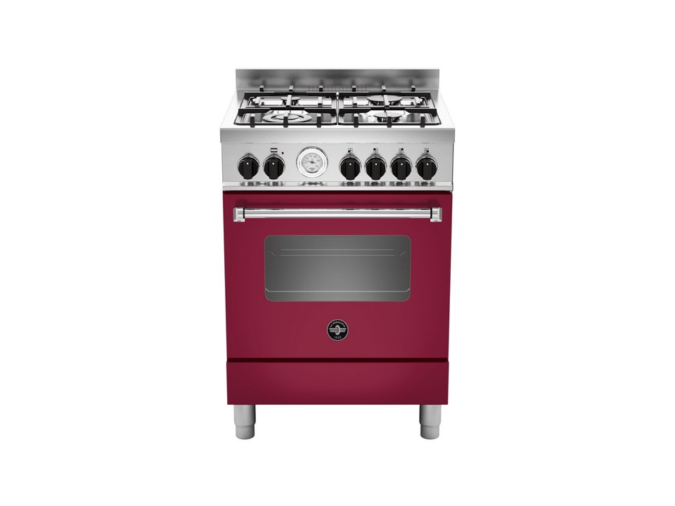 Bertazzoni La Germania Americana AMN664GVIT cucina Gas Combi Rosso