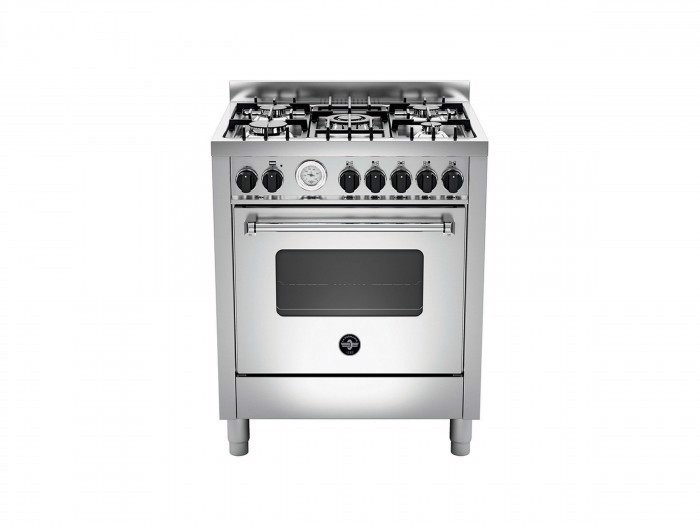 Bertazzoni La Germania Americana AMN765GXT cucina Elettrico/Gas Gas Acciaio inox