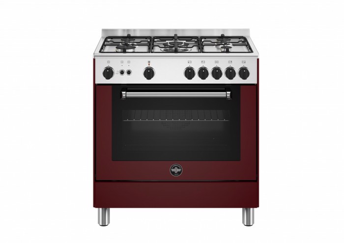 Bertazzoni La Germania Americana AMN855GVIV/24 cucina Elettrico Gas Bordeaux A