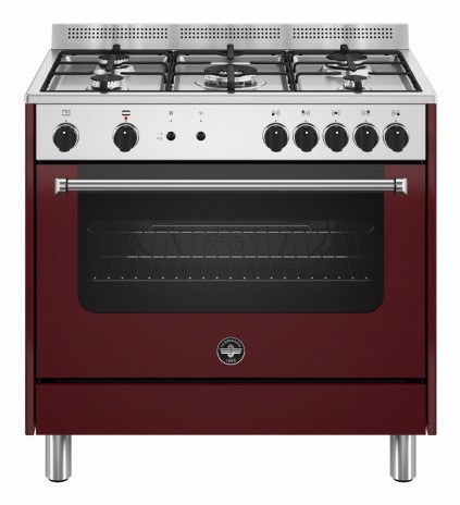 Bertazzoni La Germania Americana AMN965GVIV24 cucina Elettrico/Gas Gas Rosso