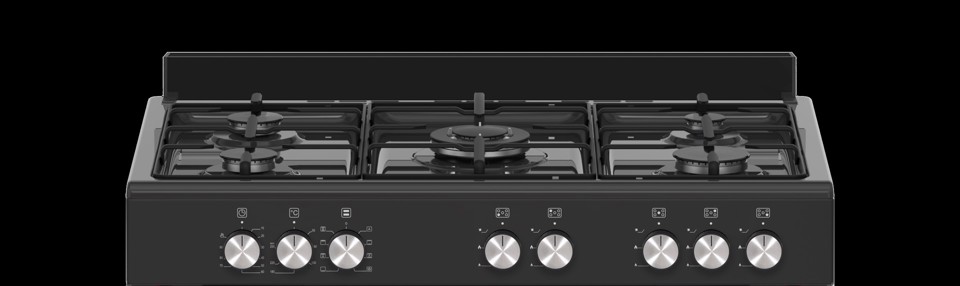 Bertazzoni La Germania Americana SE965EX24 Cucina Elettrico Gas Nero