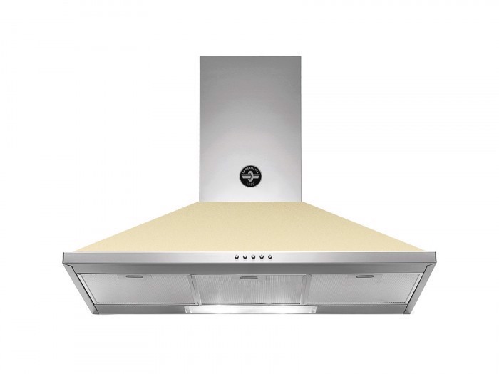 Bertazzoni La Germania KPL90PLAG1CRA cappa aspirante Cappa aspirante a parete Crema 600 m³/h