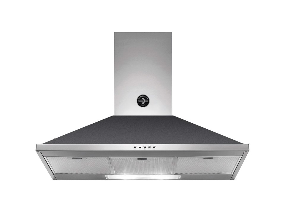 Bertazzoni La Germania KPL90PLAG1NEA cappa aspirante Cappa aspirante a parete Nero 600 m³/h