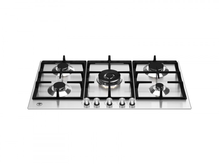 Bertazzoni La Germania P905CLAGX piano cottura Acciaio inossidabile Da incasso 90 cm Gas 5 Fornello(i)