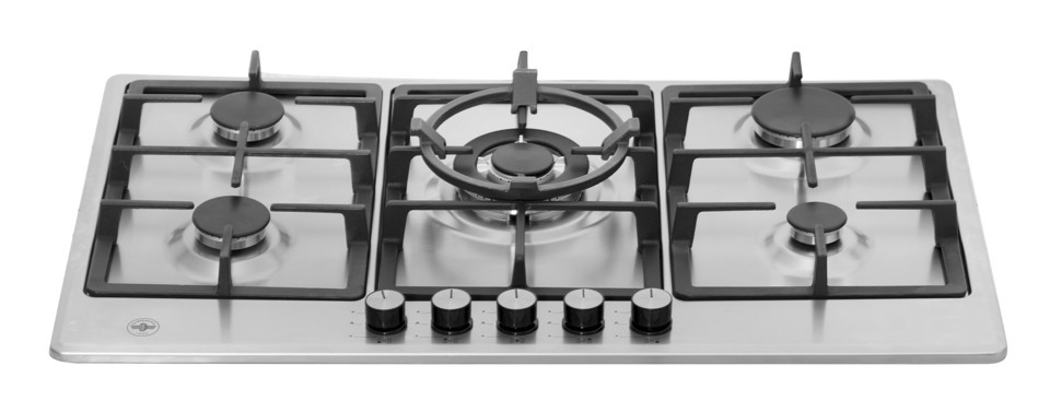 Bertazzoni La Germania P905CLAGXV piano cottura Acciaio inox Da incasso 90 cm Gas 5 Fornello(i)