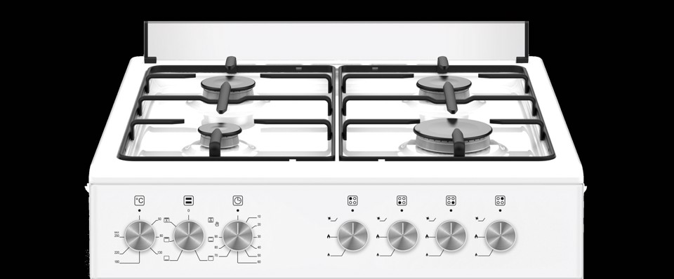 Bertazzoni La Germania SE664EB/24 Cucina Elettrico Gas Bianco