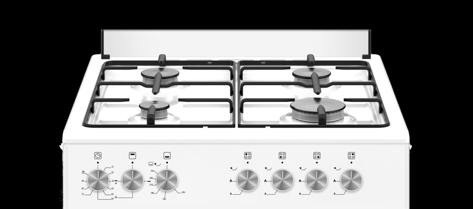 Bertazzoni La Germania SE664GB/24 Cucina A Gas Bianco