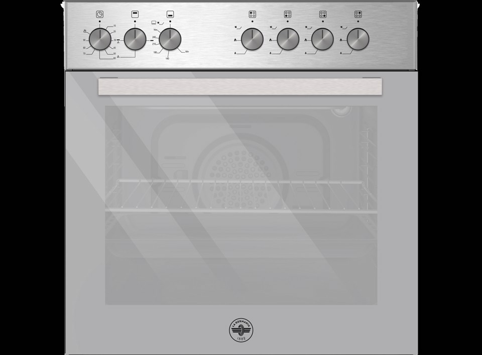 Bertazzoni La Germania SE664GX24 cucina Elettrico/Gas Gas Acciaio inox
