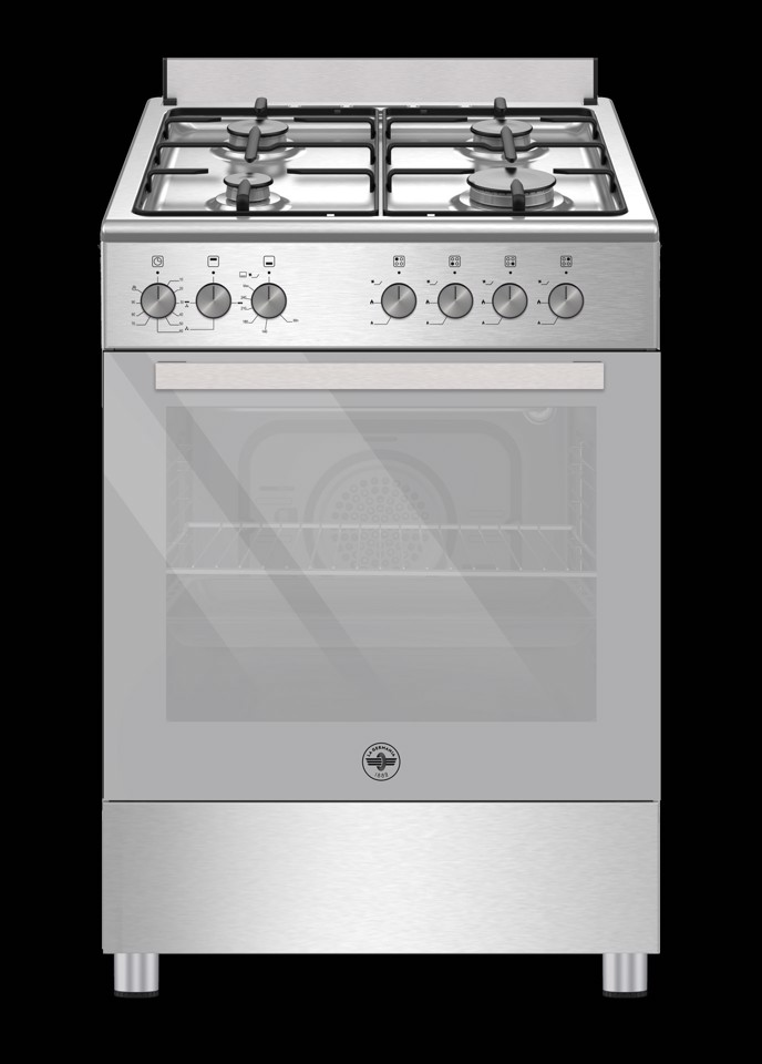 Bertazzoni La Germania SE664GX24 cucina Elettrico/Gas Gas Acciaio inox