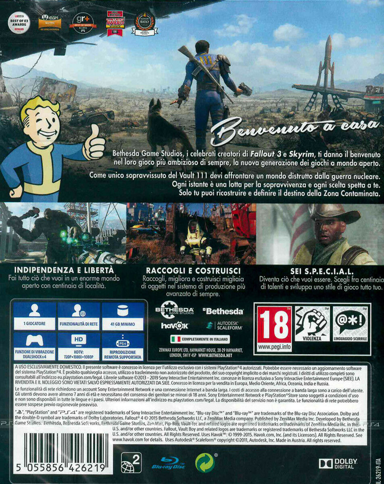 Bethesda Fallout 4 PS Hits Basic ITA PlayStation 4