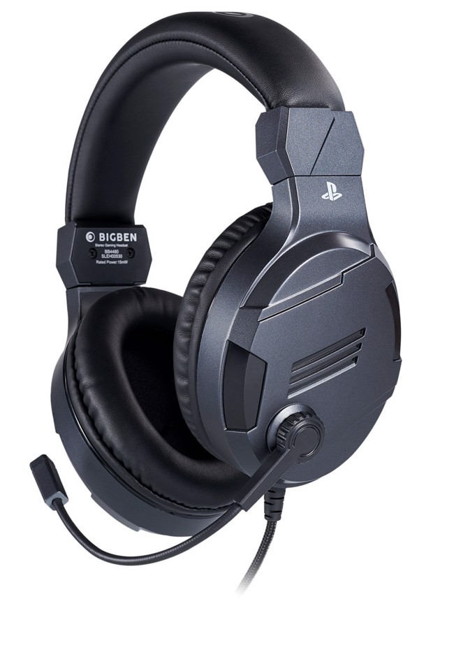 BIG BEN PS4OFHEADSETV3TITAN cuffia e auricolare Cablato A Padiglione Gaming Titanio