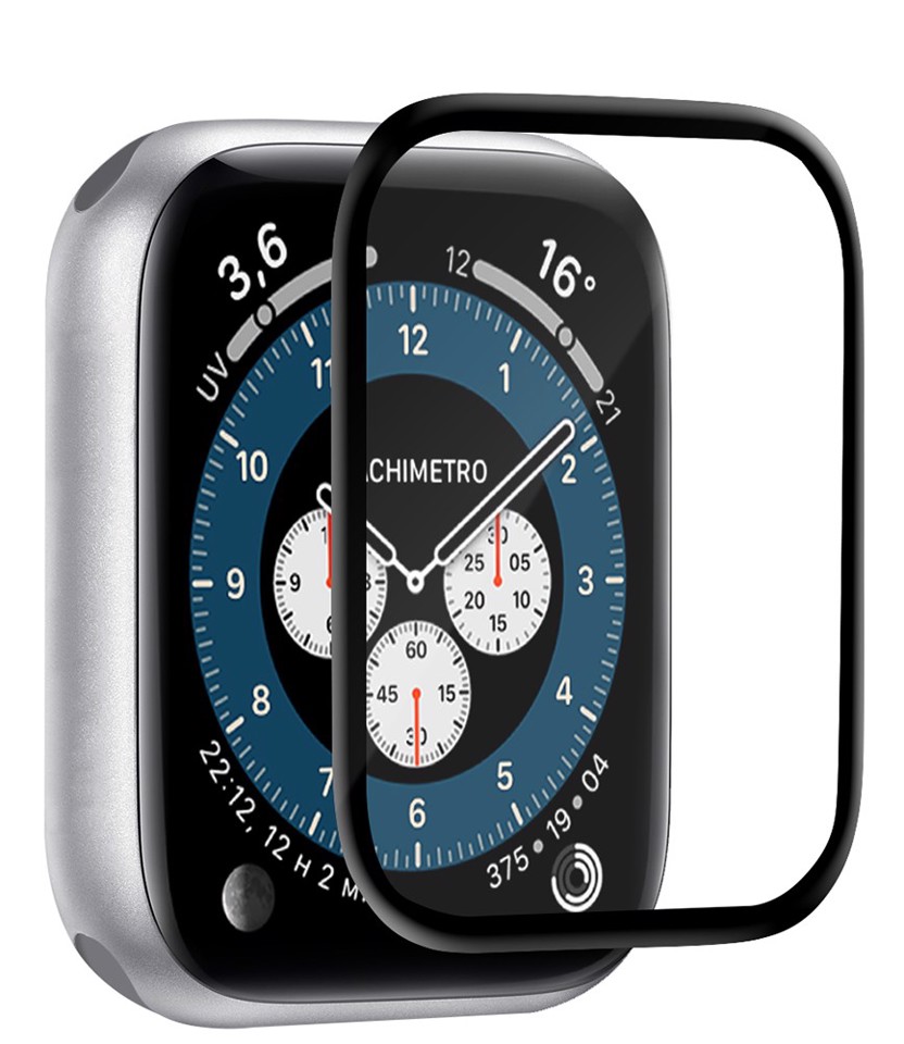 Puro PUROAWTG40BF accessorio indossabile intelligente Protezione per schermo Nero, Trasparente Vetro temperato