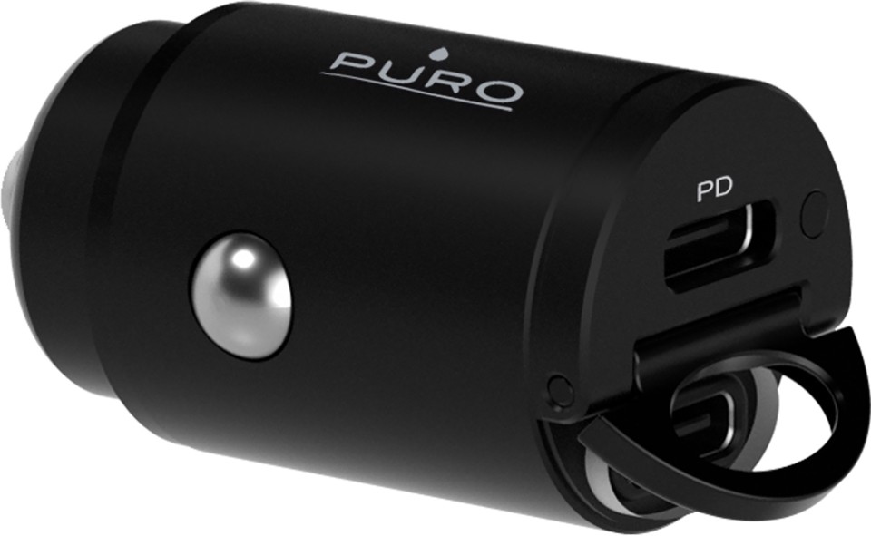 Puro PUROCAC30WUSBCCBK Caricabatterie per dispositivi mobili Nero Auto