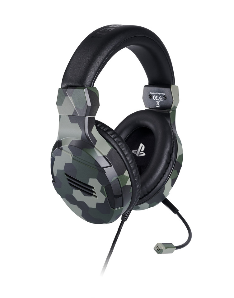Bigben Interactive PS4OFHEADSETV3G cuffia e auricolare Padiglione auricolare Connettore 3.5 mm Mimetico