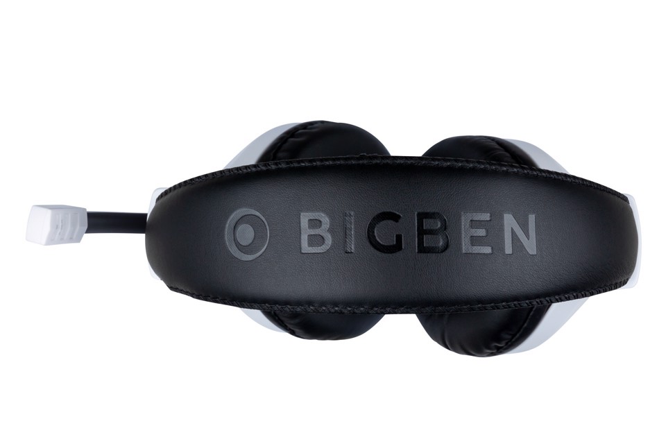 Bigben Interactive Wired Stereo Gaming Headset V1 Cuffie Cablato A Padiglione Nero, Bianco