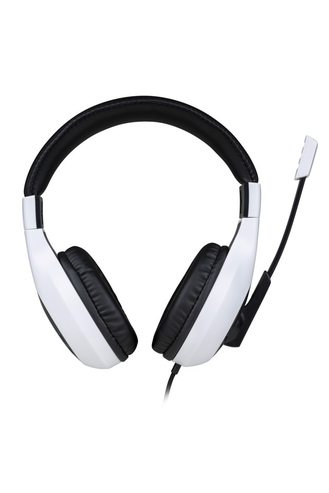 Bigben Interactive Wired Stereo Gaming Headset V1 Cuffie Cablato A Padiglione Nero, Bianco