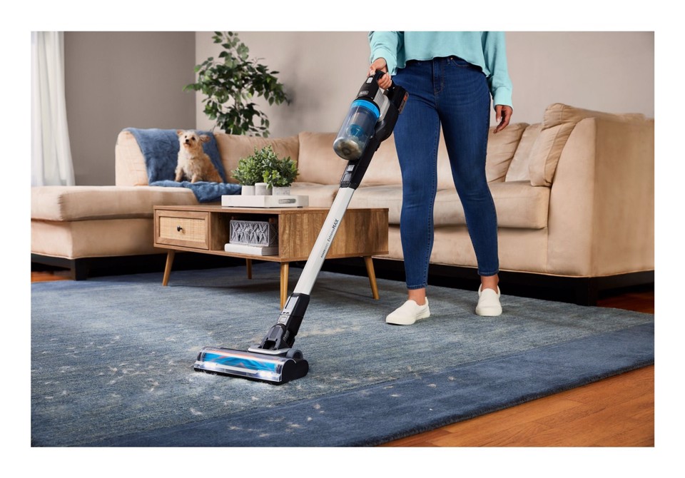 Black & Decker BHFEB520D1 scopa elettrica Aspirapolvere a bastone 2 in 1 Batteria Secco Senza sacchetto Nero, Trasparente, Bianco 2 Ah