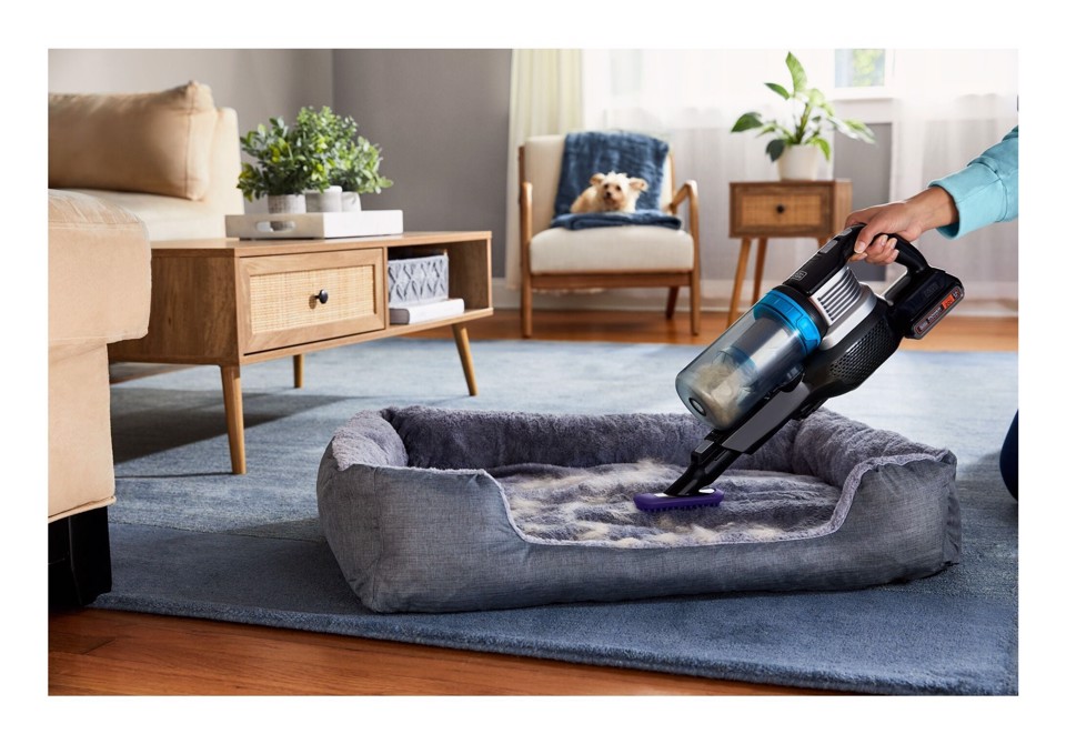 Black & Decker BHFEB520D1 scopa elettrica Aspirapolvere a bastone 2 in 1 Batteria Secco Senza sacchetto Nero, Trasparente, Bianco 2 Ah