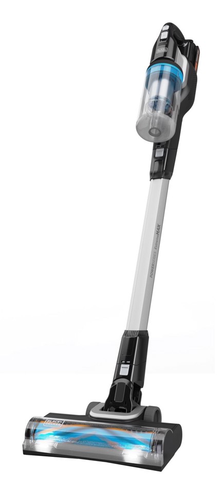 Black & Decker BHFEB520D1 scopa elettrica Aspirapolvere a bastone 2 in 1 Batteria Secco Senza sacchetto Nero, Trasparente, Bianco 2 Ah