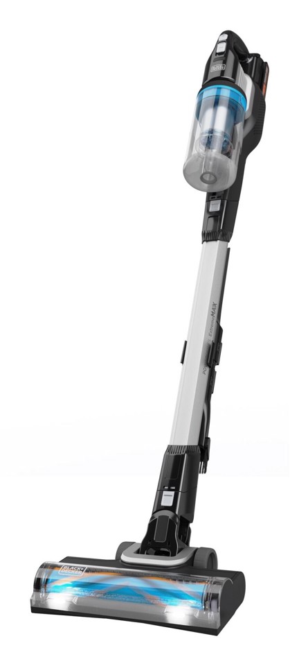 Black & Decker BHFEB520D1 scopa elettrica Aspirapolvere a bastone 2 in 1 Batteria Secco Senza sacchetto Nero, Trasparente, Bianco 2 Ah