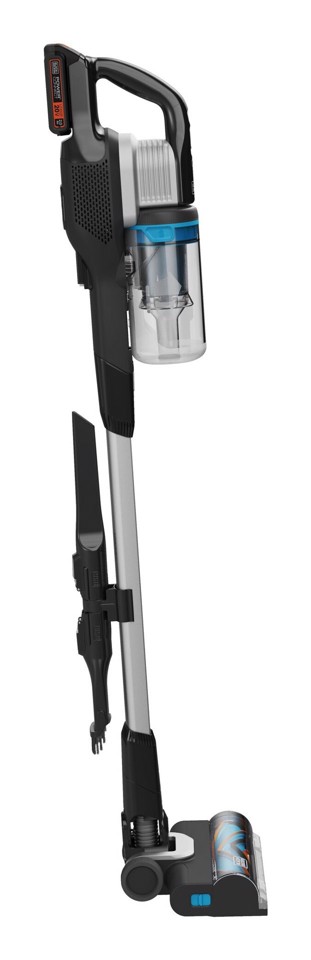 Black & Decker BHFEB520D1 scopa elettrica Aspirapolvere a bastone 2 in 1 Batteria Secco Senza sacchetto Nero, Trasparente, Bianco 2 Ah