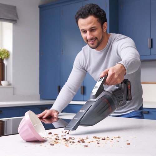 Black & Decker Dustbuster aspirapolvere senza filo Nero, Grigio, Arancione Senza sacchetto