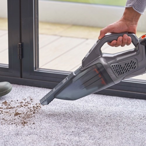 Black & Decker Dustbuster aspirapolvere senza filo Nero, Grigio, Arancione Senza sacchetto