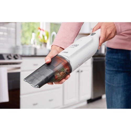 Black & Decker HLVC315B11 aspirapolvere senza filo Bianco Senza sacchetto