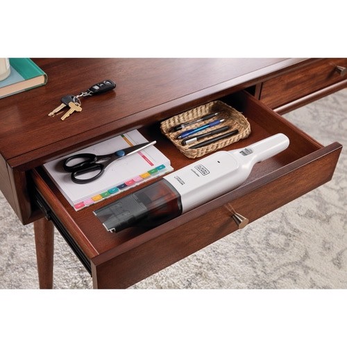 Black & Decker HLVC315B11 aspirapolvere senza filo Bianco Senza sacchetto