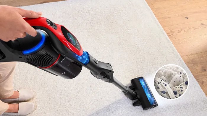 Bosch BCS1041PET Scopa elettrica, Unlimited 10 ProAnimal, Rosso