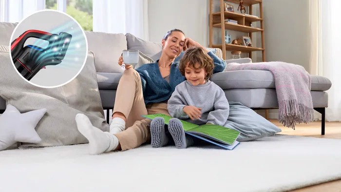 Bosch BCS1041PET Scopa elettrica, Unlimited 10 ProAnimal, Rosso