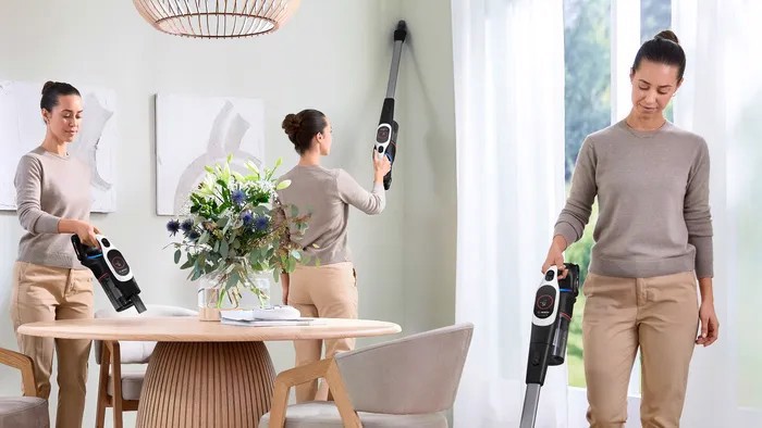 Bosch BCS931WBA Aspirapolvere ricaricabile, Unlimited 9, Bianco